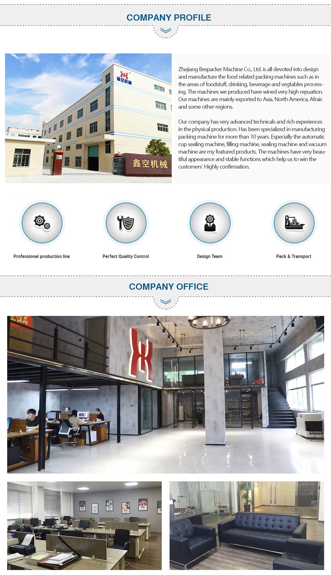 Bespacker machine Manufacturers